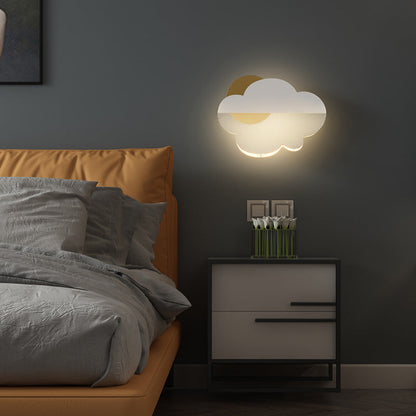 Creative Clouds Iron Acrylic Lampshade LED Wall Sconce Lamp