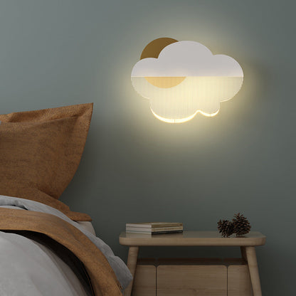 Creative Clouds Iron Acrylic Lampshade LED Wall Sconce Lamp