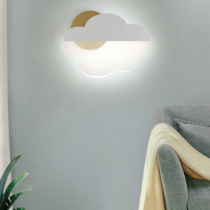 Creative Clouds Iron Acrylic Lampshade LED Wall Sconce Lamp