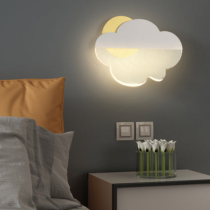 Creative Clouds Iron Acrylic Lampshade LED Wall Sconce Lamp