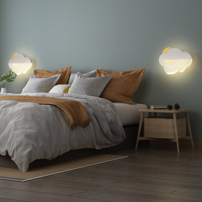 Creative Clouds Iron Acrylic Lampshade LED Wall Sconce Lamp