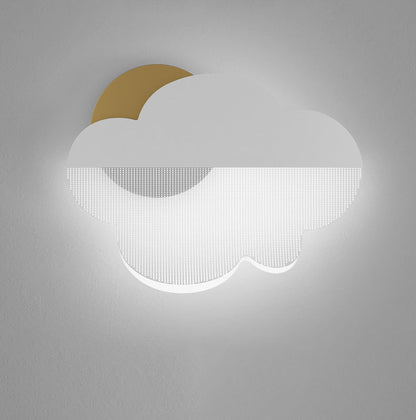 Creative Clouds Iron Acrylic Lampshade LED Wall Sconce Lamp
