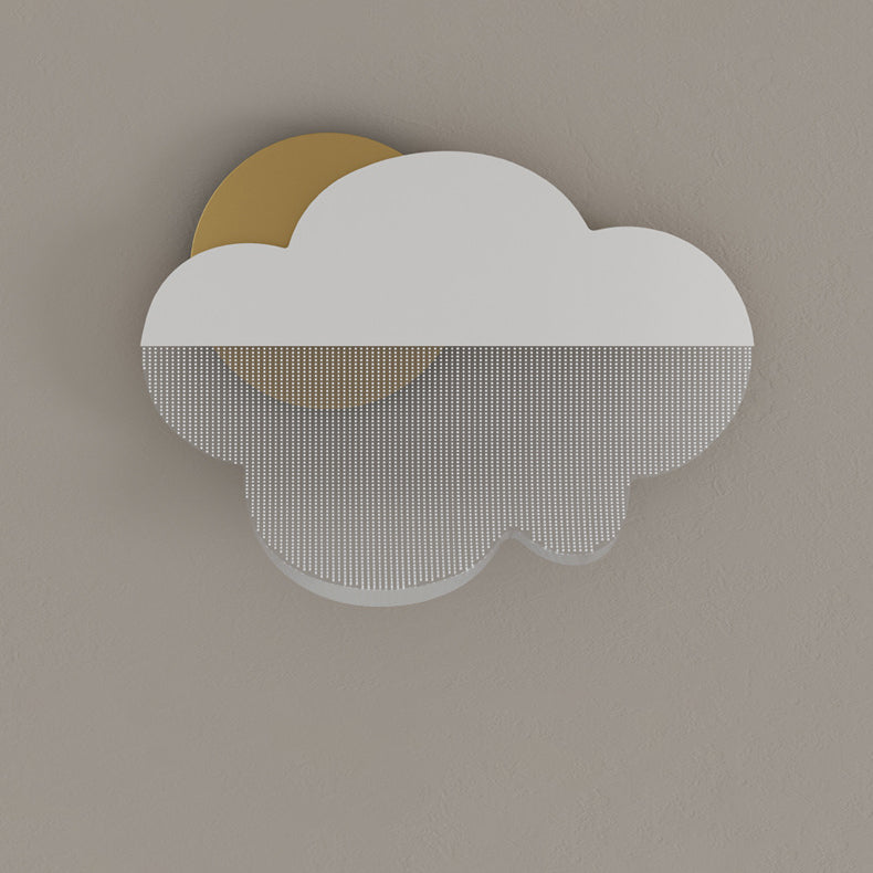 Creative Clouds Iron Acrylic Lampshade LED Wall Sconce Lamp