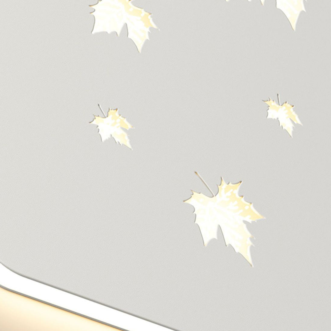 Rectangular Leaves Full Iron Lampshade LED Wall Sconce Lamp