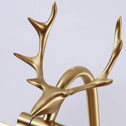 Deer Acrylic LED Vanity Light Mirror Front Wall Sconce Lamp