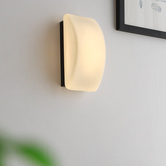 Simplicity Iron Glass Lampshade 1 - Light Wall Sconce Lamp