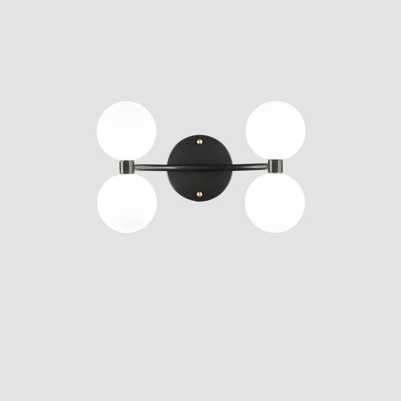 Minimalist Orbs Acrylic Copper 2/4 - Light Wall Sconce Lamp
