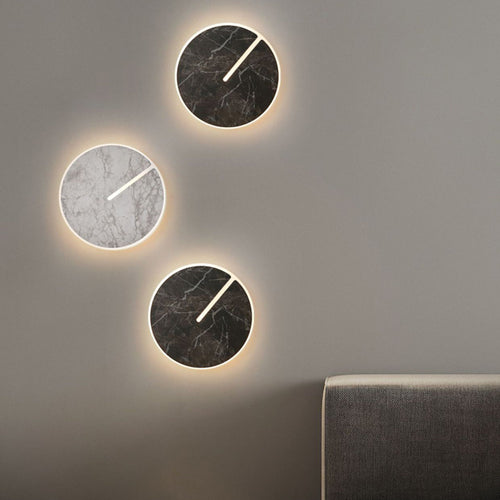Scandinavian Acrylic Iron Rock Board LED Wall Sconce Lamp