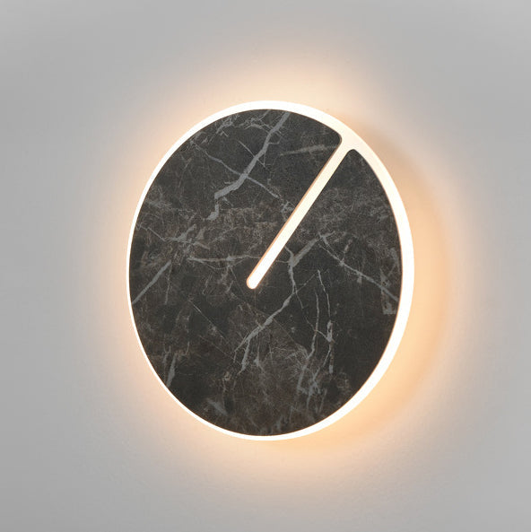 Scandinavian Acrylic Iron Rock Board LED Wall Sconce Lamp