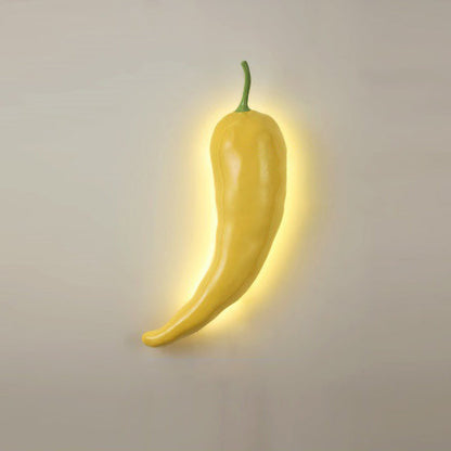 Creative Chili Resin Glass LED Wall Sconce Lamp