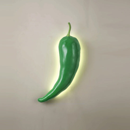 Creative Chili Resin Glass LED Wall Sconce Lamp