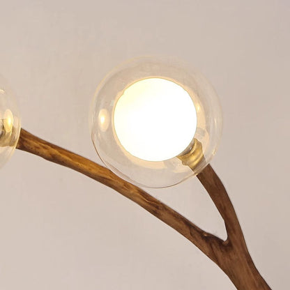 Japanese Polymer Glass Lampshade 4 - Light Wall Sconce Lamp