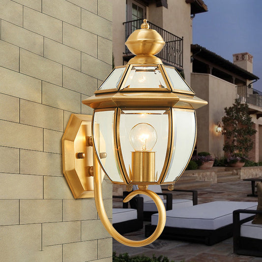 Simplicity Glass Lampshade 1 - Light Wall Sconce Lamp