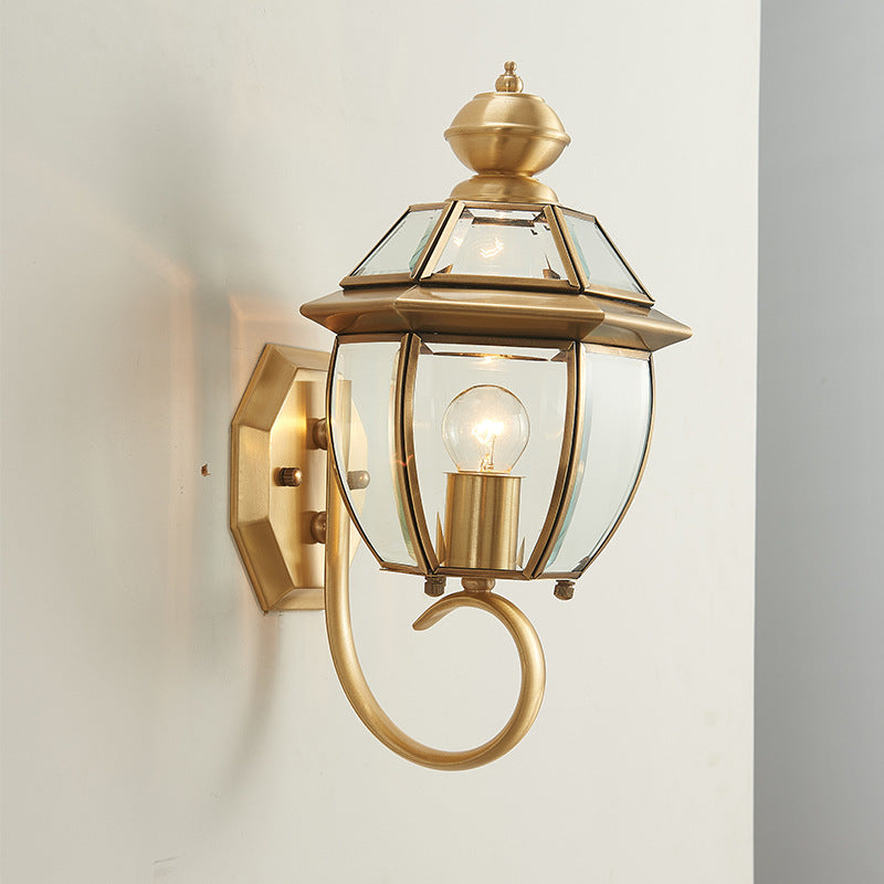 Simplicity Glass Lampshade 1 - Light Wall Sconce Lamp