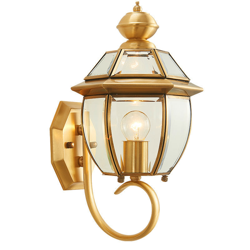 Simplicity Glass Lampshade 1 - Light Wall Sconce Lamp