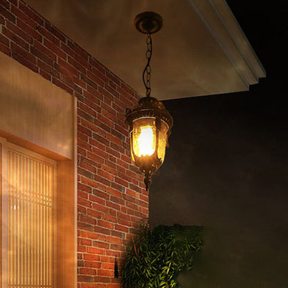 Traditional Glass Dome Pendant Light