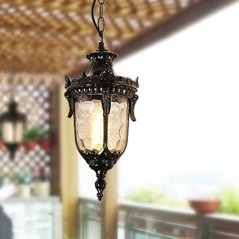 Traditional Glass Dome Pendant Light
