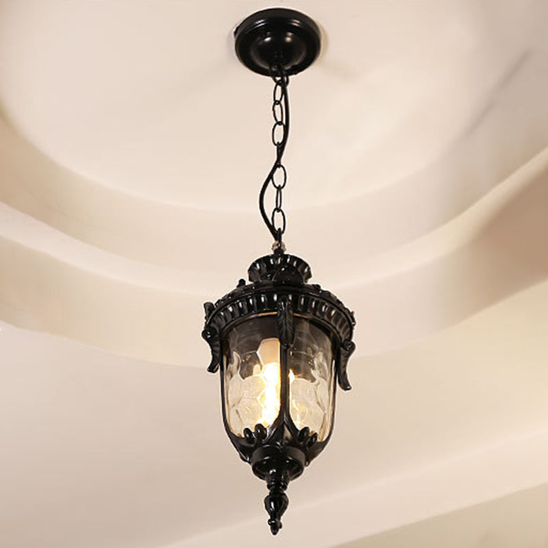 Traditional Glass Dome Pendant Light
