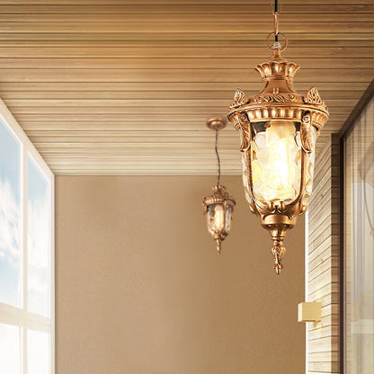 Traditional Glass Dome Pendant Light