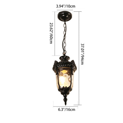 Traditional Glass Dome Pendant Light