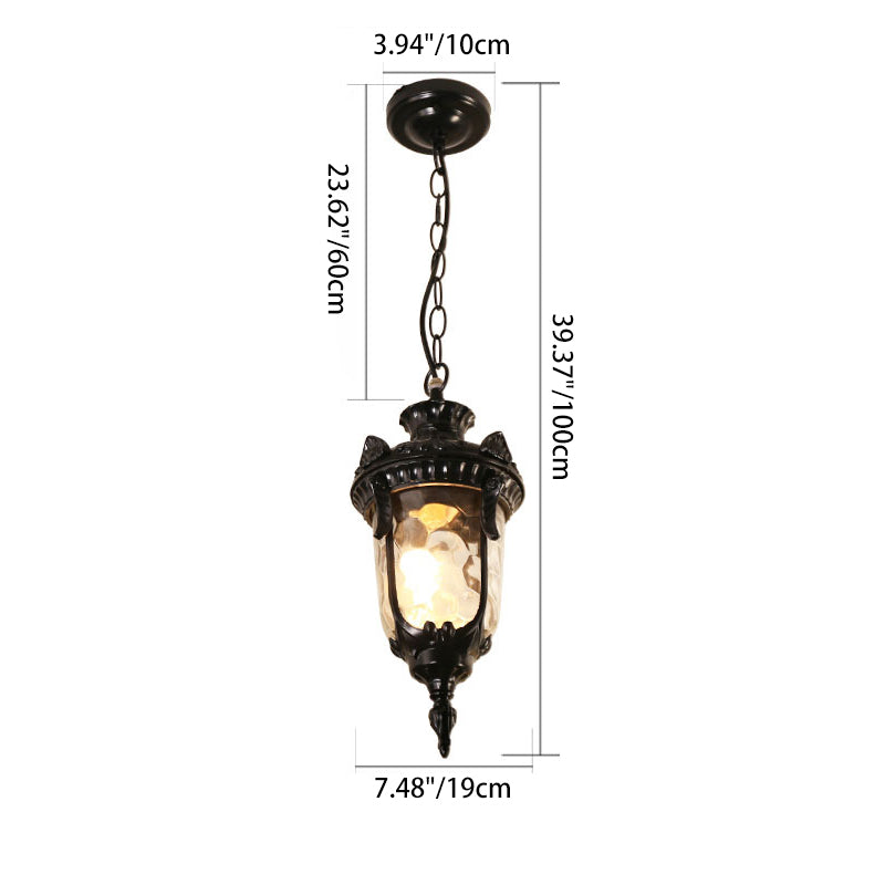Traditional Glass Dome Pendant Light