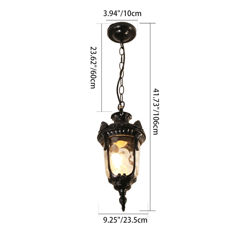 Traditional Glass Dome Pendant Light