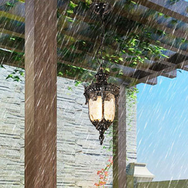 Traditional Glass Dome Pendant Light