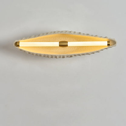 Scandinavian Shell Resin Iron LED Wall Sconce Lamp