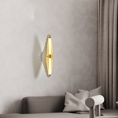 Scandinavian Shell Resin Iron LED Wall Sconce Lamp