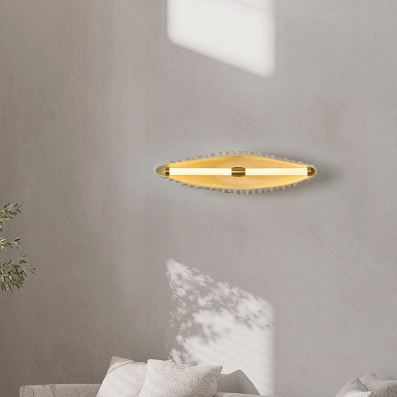 Scandinavian Shell Resin Iron LED Wall Sconce Lamp