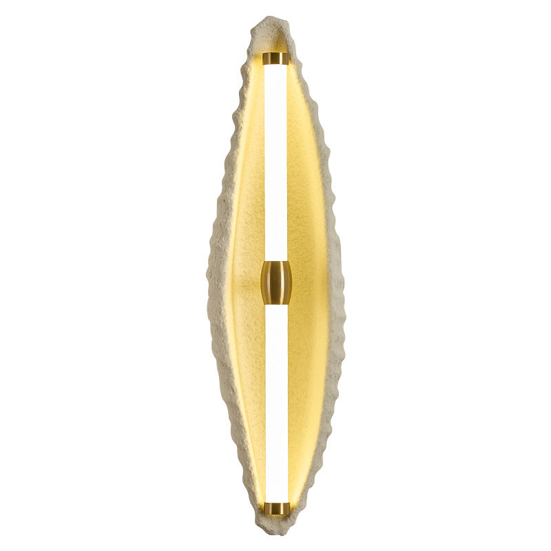 Scandinavian Shell Resin Iron LED Wall Sconce Lamp
