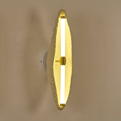 Scandinavian Shell Resin Iron LED Wall Sconce Lamp