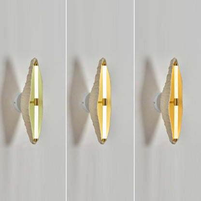 Scandinavian Shell Resin Iron LED Wall Sconce Lamp