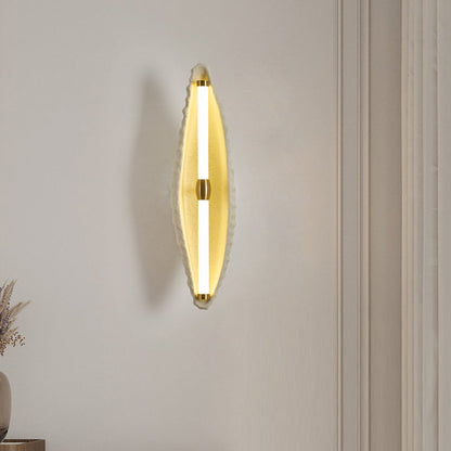 Scandinavian Shell Resin Iron LED Wall Sconce Lamp
