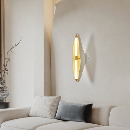 Scandinavian Shell Resin Iron LED Wall Sconce Lamp