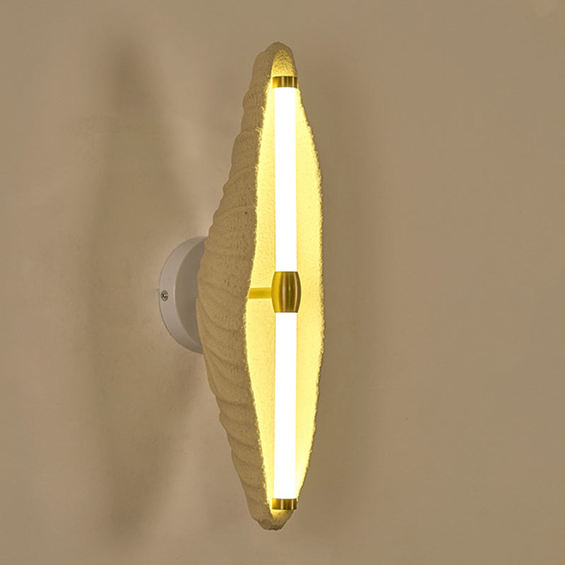 Scandinavian Shell Resin Iron LED Wall Sconce Lamp