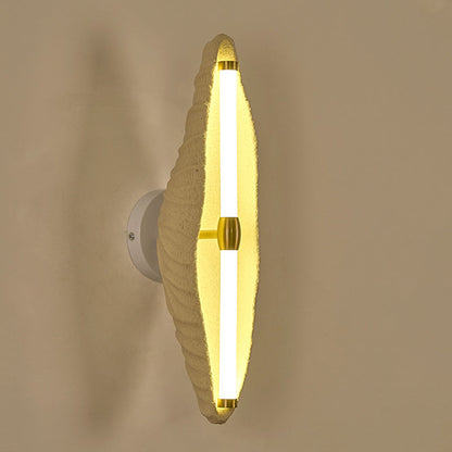 Scandinavian Shell Resin Iron LED Wall Sconce Lamp