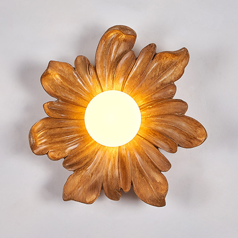 Japanese Orb Resin Roto-molding 1 - Light Wall Sconce Lamp