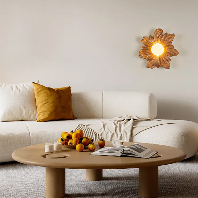 Japanese Orb Resin Roto-molding 1 - Light Wall Sconce Lamp