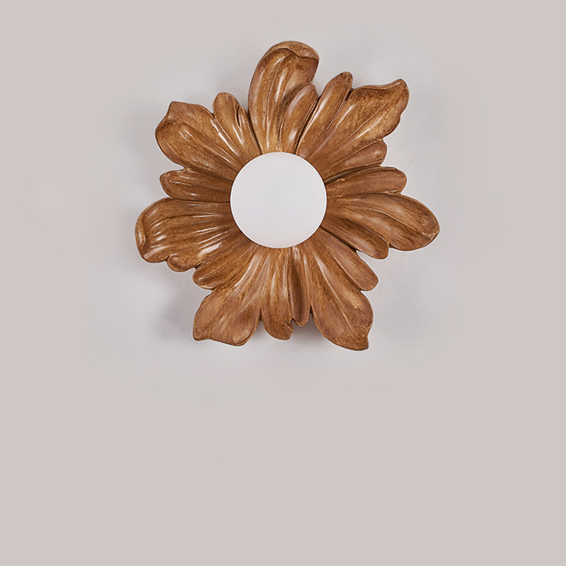 Japanese Orb Resin Roto-molding 1 - Light Wall Sconce Lamp