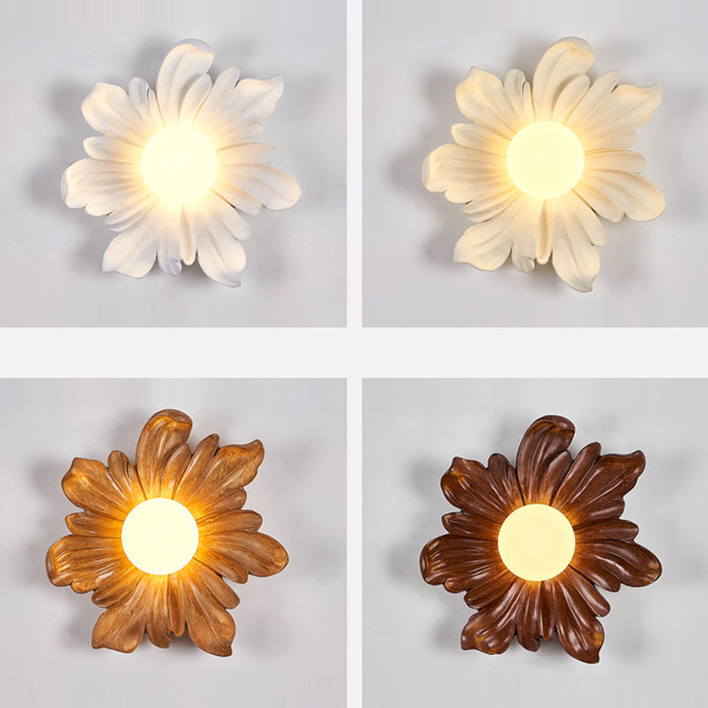 Japanese Orb Resin Roto-molding 1 - Light Wall Sconce Lamp