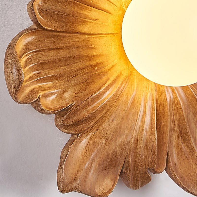 Japanese Orb Resin Roto-molding 1 - Light Wall Sconce Lamp