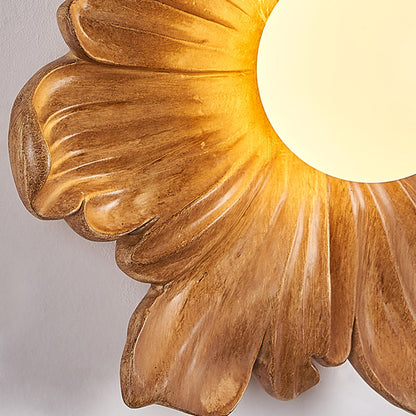 Japanese Orb Resin Roto-molding 1 - Light Wall Sconce Lamp