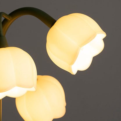 French Floral Bouquet Iron PC 5 - Light Wall Sconce Lamp