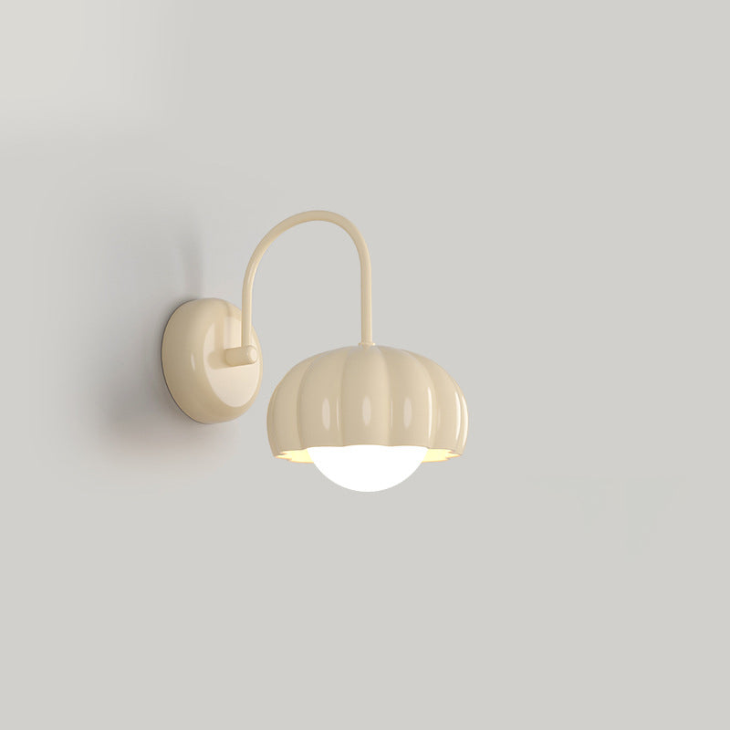 Cream Pumpkin Resin PE Hardware 1 - Light Wall Sconce Lamp