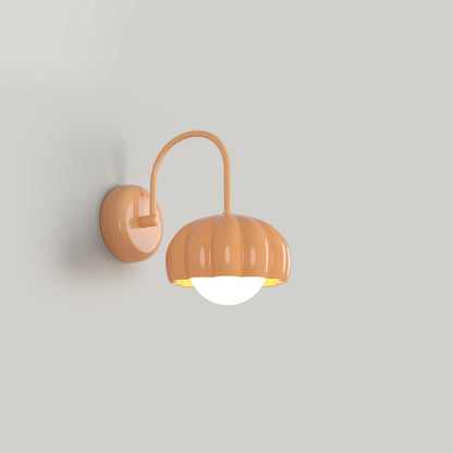 Cream Pumpkin Resin PE Hardware 1 - Light Wall Sconce Lamp
