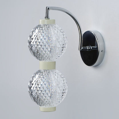 Nordic Round Orbs Acrylic Iron 1/2 - Light Wall Sconce Lamp