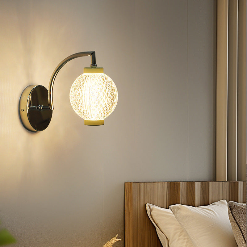 Nordic Round Orbs Acrylic Iron 1/2 - Light Wall Sconce Lamp
