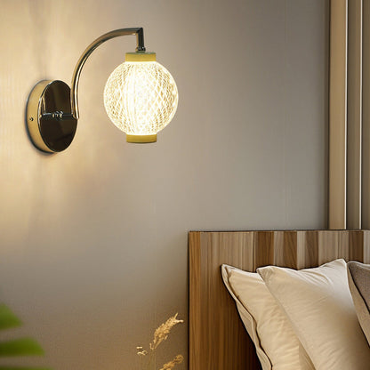 Nordic Round Orbs Acrylic Iron 1/2 - Light Wall Sconce Lamp