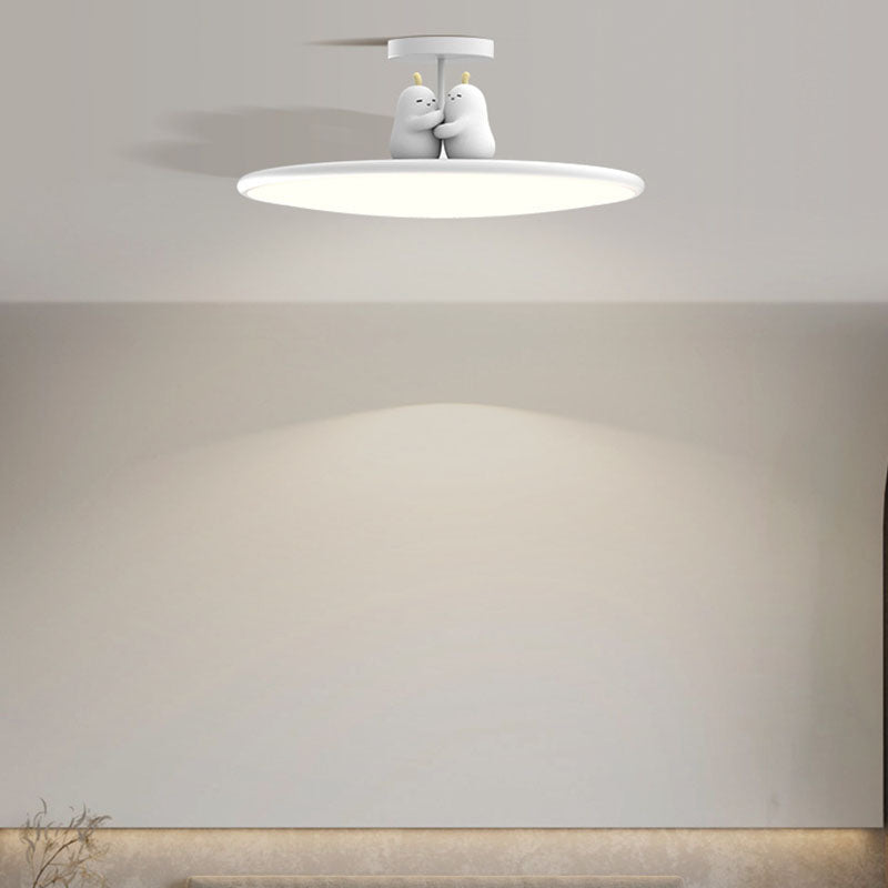 Animal LED Semi-Flush Mount Ceiling Light